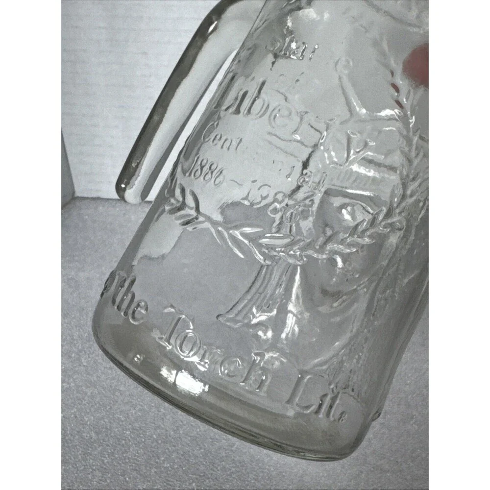 Vintage 1985 Anchor Hocking Statue of Liberty Centennial Beer Mug Glass